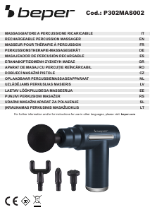Manuale Beper P302MAS002 Massaggiatore