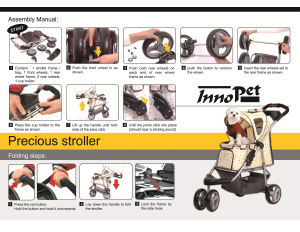 Manual InnoPet IPS-010 Precious Pet Stroller