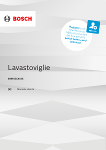 Manuale Bosch SMH6ZCX10E Lavastoviglie