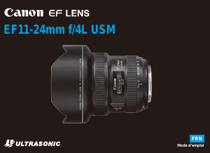 Mode d’emploi Canon EF 11-24mm f/4L USM Objectif
