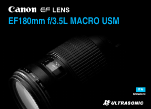 Manuale Canon EF 180mm f/3.5L Macro USM Obiettivo