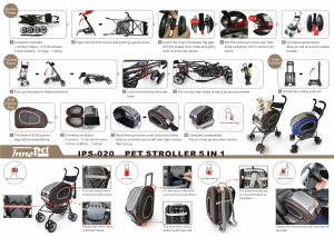 Manual InnoPet IPS-020 5in1 Pet Stroller