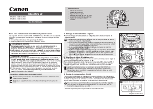 Mode d’emploi Canon EF 24mm f/2.8 IS USM Objectif
