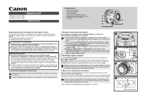 Manual de uso Canon EF 24mm f/2.8 IS USM Objetivo