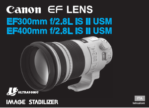 Manuale Canon EF 300mm f/2.8L IS II USM Obiettivo