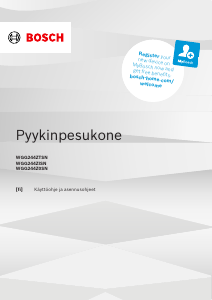 Käyttöohje Bosch WGG244Z0SN Pesukone