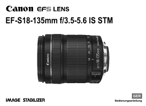 Bedienungsanleitung Canon EF-S18-135mm f/3.5-5.6 IS STM Objektiv
