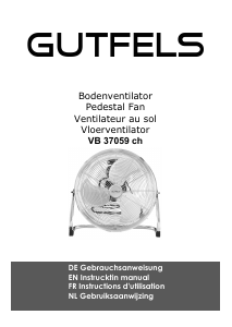 Handleiding Gutfels VB 37059 ch Ventilator