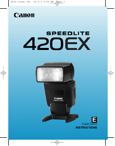 Handleiding Canon Speedlite 420EX Flitser