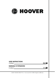 Manual Hoover HOMCC3U1178IN Oven