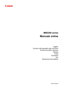 Manuale Canon Maxify MB5350 Stampante multifunzione