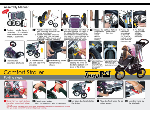Manual InnoPet IPS-075 Comfort EFA Pet Stroller