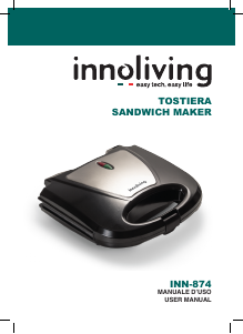 Handleiding Innoliving INN-874 Contactgrill