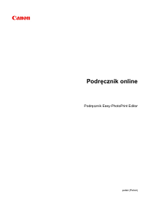 Instrukcja Canon Pixma TS8051 Drukarka wielofunkcyjna
