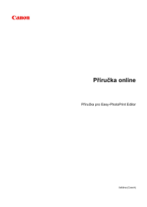 Manuál Canon Pixma TS8051 Multifunkční tiskárna