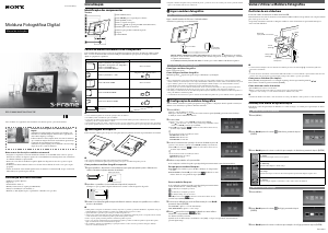 Manual Sony DPF-C700 Moldura digital