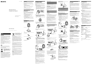 Handleiding Sony MDR-RF810RK Koptelefoon