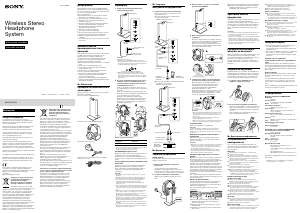 Наръчник Sony MDR-RF865RK Слушалка