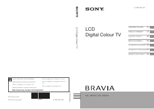 Manuál Sony Bravia KDL-19BX200 LCD televize