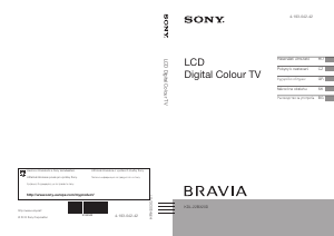 Manuál Sony Bravia KDL-22BX20D LCD televize