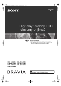 Návod Sony Bravia KDL-40S2530 LCD televízor