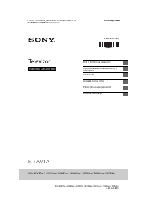 Priročnik Sony Bravia KDL-43WE753 LCD-televizor