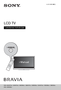 Rokasgrāmata Sony Bravia KDL-46HX755 Šķidro kristālu televizors