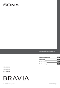 Brugsanvisning Sony Bravia KDL-46X4500 LCD TV
