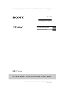 Руководство Sony Bravia KDL-49WE665 ЖК телевизор