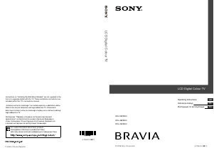 Руководство Sony Bravia KDL-52Z4500 ЖК телевизор