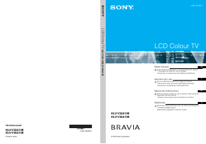 Manuale Sony Bravia KLV-V40A10E LCD televisore