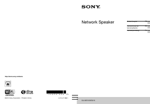 Instrukcja Sony SA-NS410 Głośnik