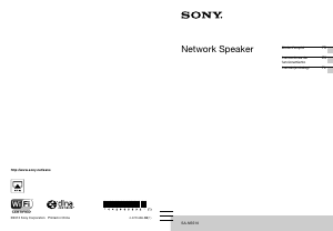 Instrukcja Sony SA-NS510 Głośnik