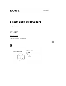 Manual Sony SRS-M50 Difuzor