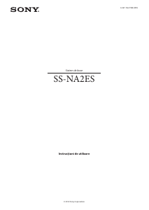 Manual Sony SS-NA2ESPE Difuzor