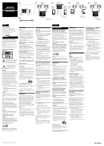 Mode d’emploi Sony SA-WX700 Caisson de basses