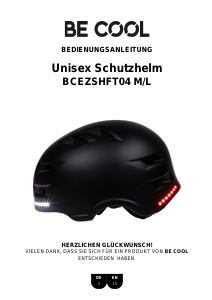 Bedienungsanleitung Be Cool BCEZSHFT04L Fahrradhelm
