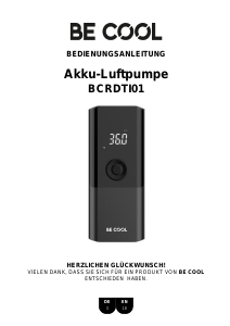 Manual Be Cool BCRDTI01 Bicycle Pump