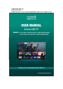 Manual Croma CREL043FGD024601 LED Television