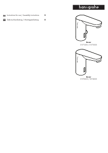 Manual Hansgrohe Decor Faucet