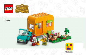 Посібник Lego set 77054 Animal Crossing Садова крамниця і караван, що належать Leif