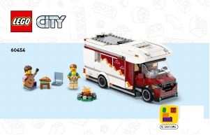 Handleiding Lego set 60454 City Avontuurlijke camper