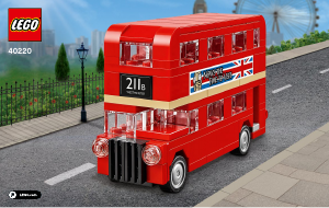 Handleiding Lego set 40220 Creator LEGO Londense bus