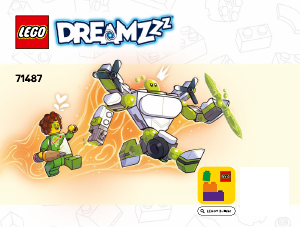 Manuale Lego set 71487 DREAMZzz Le avventure del robot e del veicolo di Z-Blob
