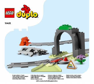 Bedienungsanleitung Lego set 10425 Duplo Eisenbahntunnel und Schienen – Erweiterungsset