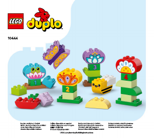 Handleiding Lego set 10444 Duplo Creatieve bloementuin