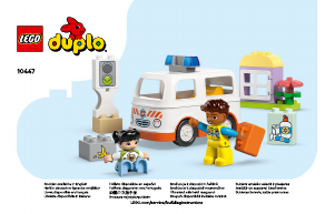 Bedienungsanleitung Lego set 10447 Duplo Rettungswagen mit Fahrer