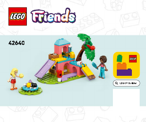 Handleiding Lego set 42640 Friends Caviaspeeltuin