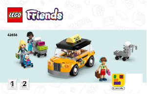 Handleiding Lego set 42656 Friends Heartlake City vliegveld en vliegtuig