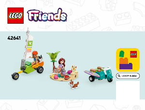 Handleiding Lego set 42641 Friends Surf- en scooterplezier met de honden